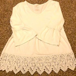 💚 5 for $25 white top